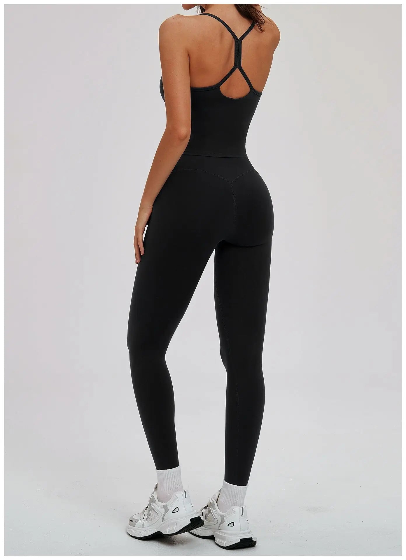 Yoga Set for Women 2026 Beauty Back Tight-Fitting Versatile Yoga Outfit Outdoor Running Sports Set