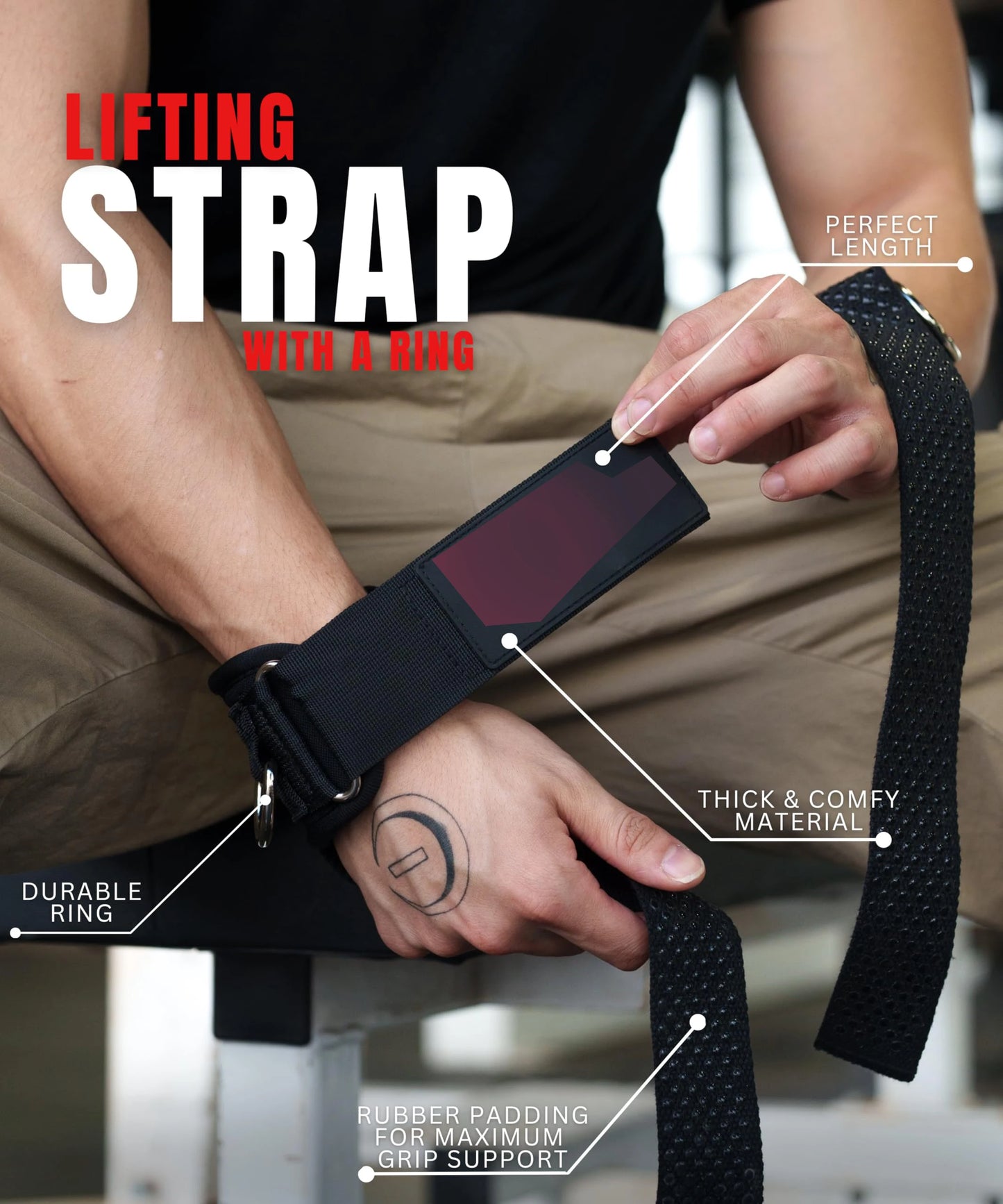 2pcs New 3-in-1 fitness aid combines a support belt, ankle strap, and wristband—a must-have for fitness training. The 3-in-1 des
