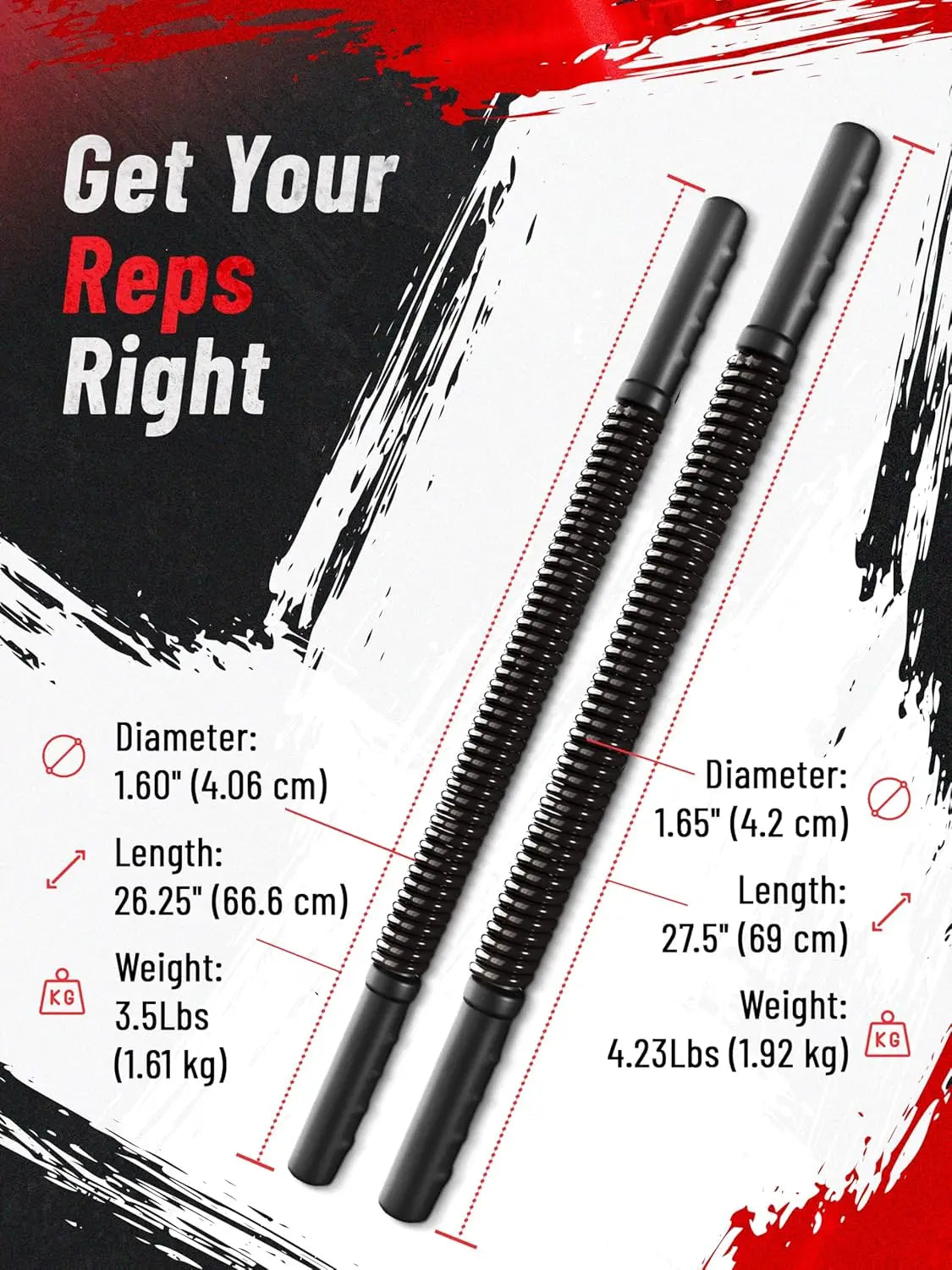 Fitness Arm Strength Device Home Chest Muscle Upper Arm Muscle Exercise Enhancement Stick Muscle Fitness Equipment Spring Stick