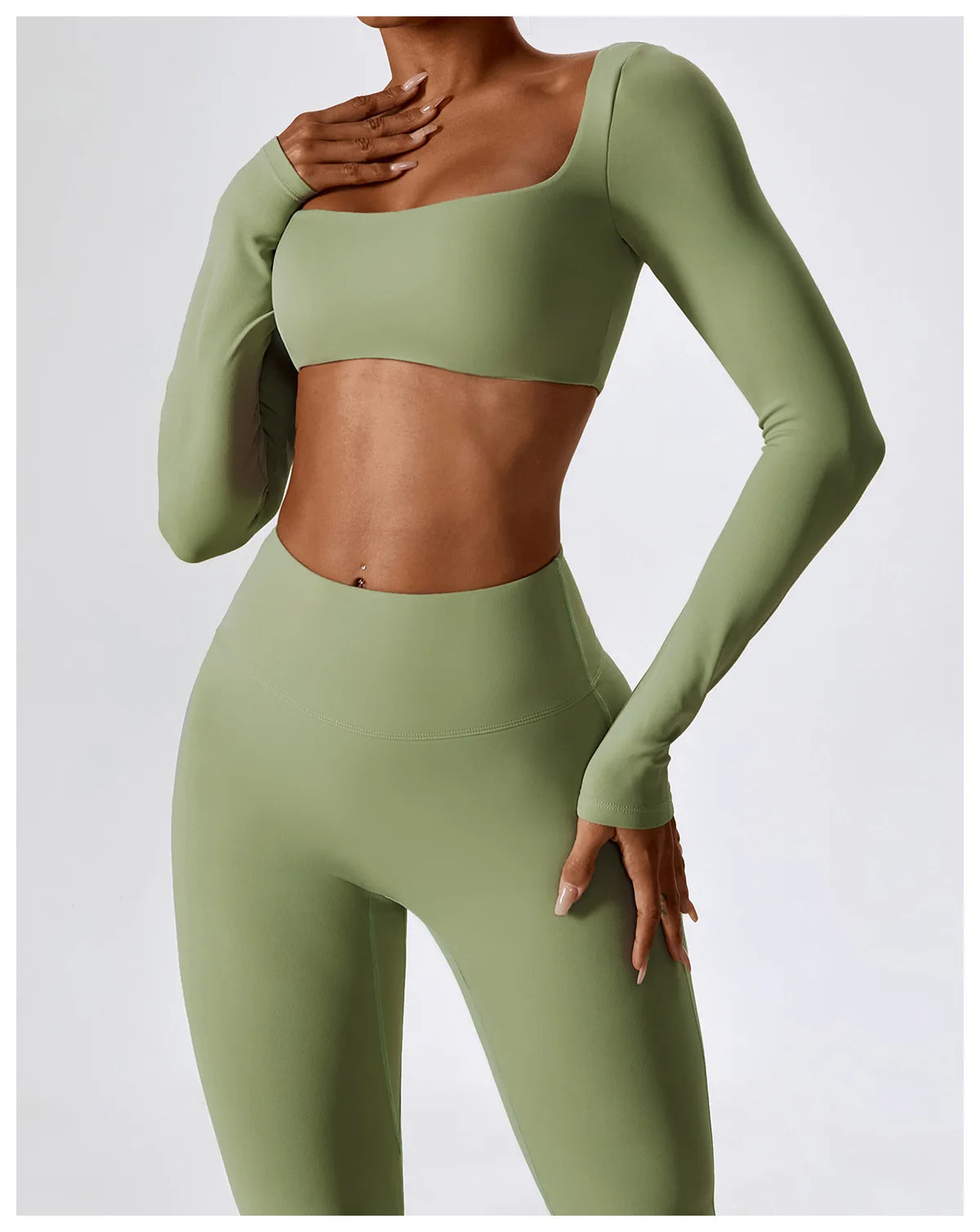 Yoga Set 2PCS Seamless Women Sportswear Workout Clothes Athletic Wear Gym