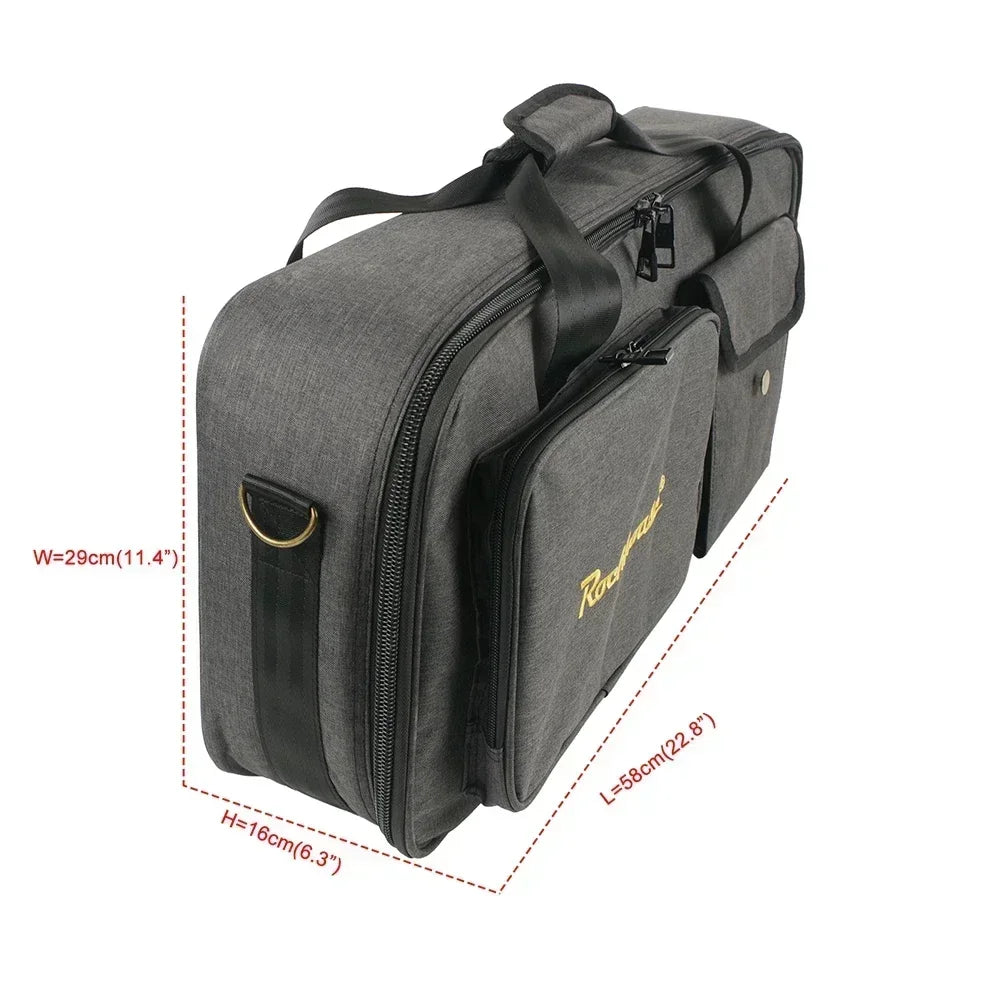 For Guitar Players Compact Pedal Bag Guitar Pedalboard Bag Music Transport Compact Musician Storage Solution Storage Bag