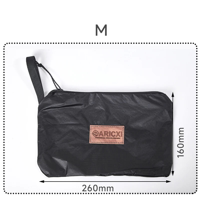 Arcixi Japanese-Style Organizer Pouch - 15D Silicone-Coated Nylon for Travel, Camping & Daily Essentials