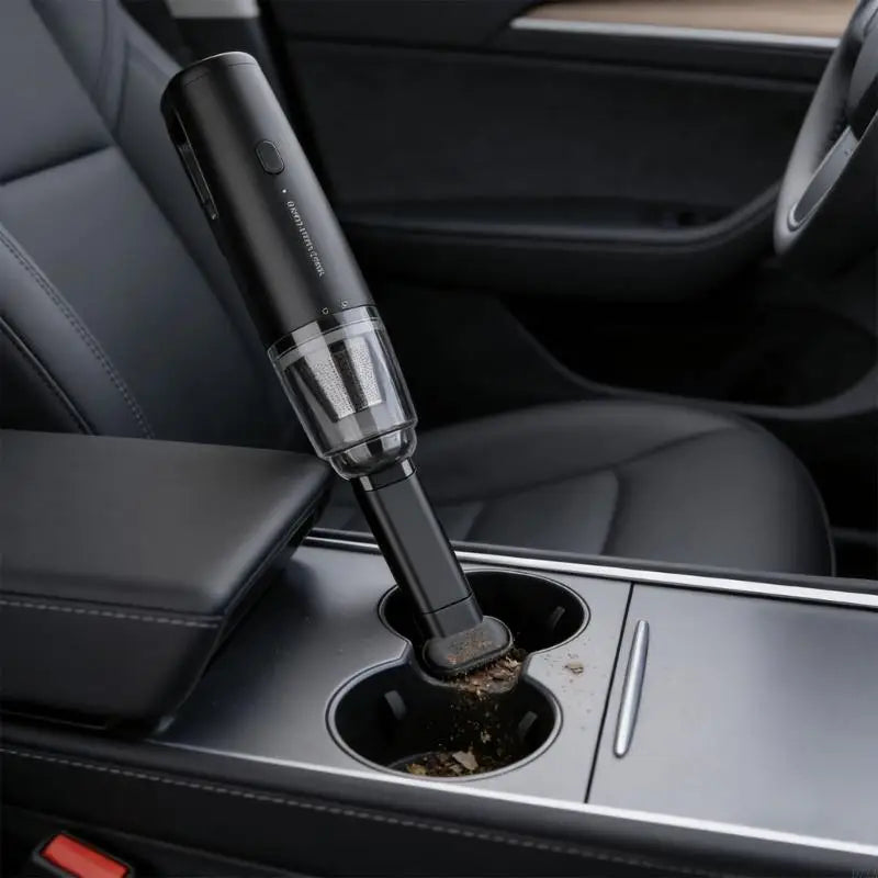 Lightweight Cordless Handheld Vacuum Cleaner Powerful Suction for Car Home Office Cleaning Includes Multiple Attachments D7YA