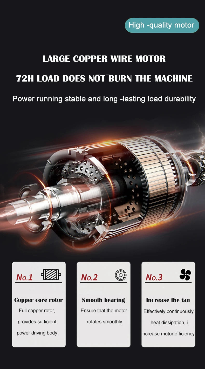 Heavy Duty Electric Hammer, Single Use Light, Electric Pick Wall Demolition, Water Electricity Installation, Concrete Grooving,