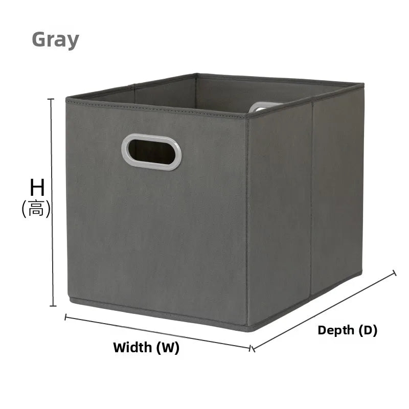 Square Grid Storage Box Home Dormitory Stackable Storage Bin Bookcase Storage Box Toy Miscellaneous Item Organizer Basket