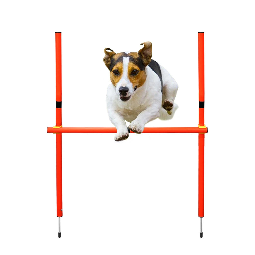 Dog Agility Training Equipment Portable Dog Jumping Tool Outdoor Dogs Running Stake Sports Stakes Pole Pet Agility Equipment Set