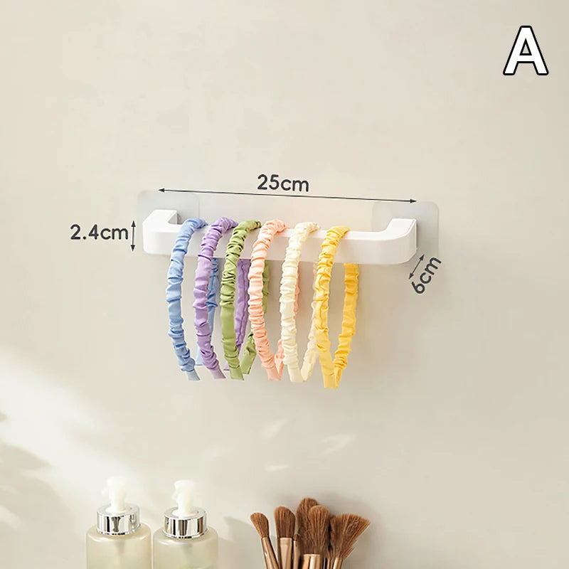 Household Hair Loop Head Rope Storage Rack, Non Punching Multifunctional Hook, Dormitory Seamless Storage Rack
