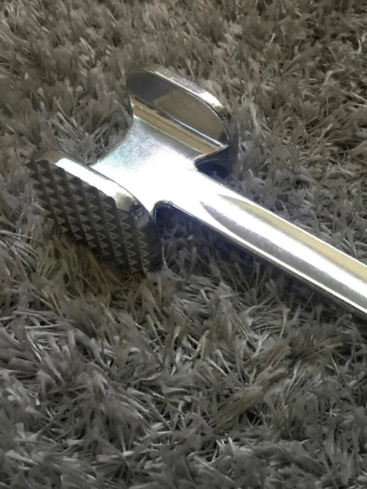 Household Aluminum Alloy Meat Tenderizer Hammer Heavy Duty Double-Sided Tenderizer Kitchen Tool