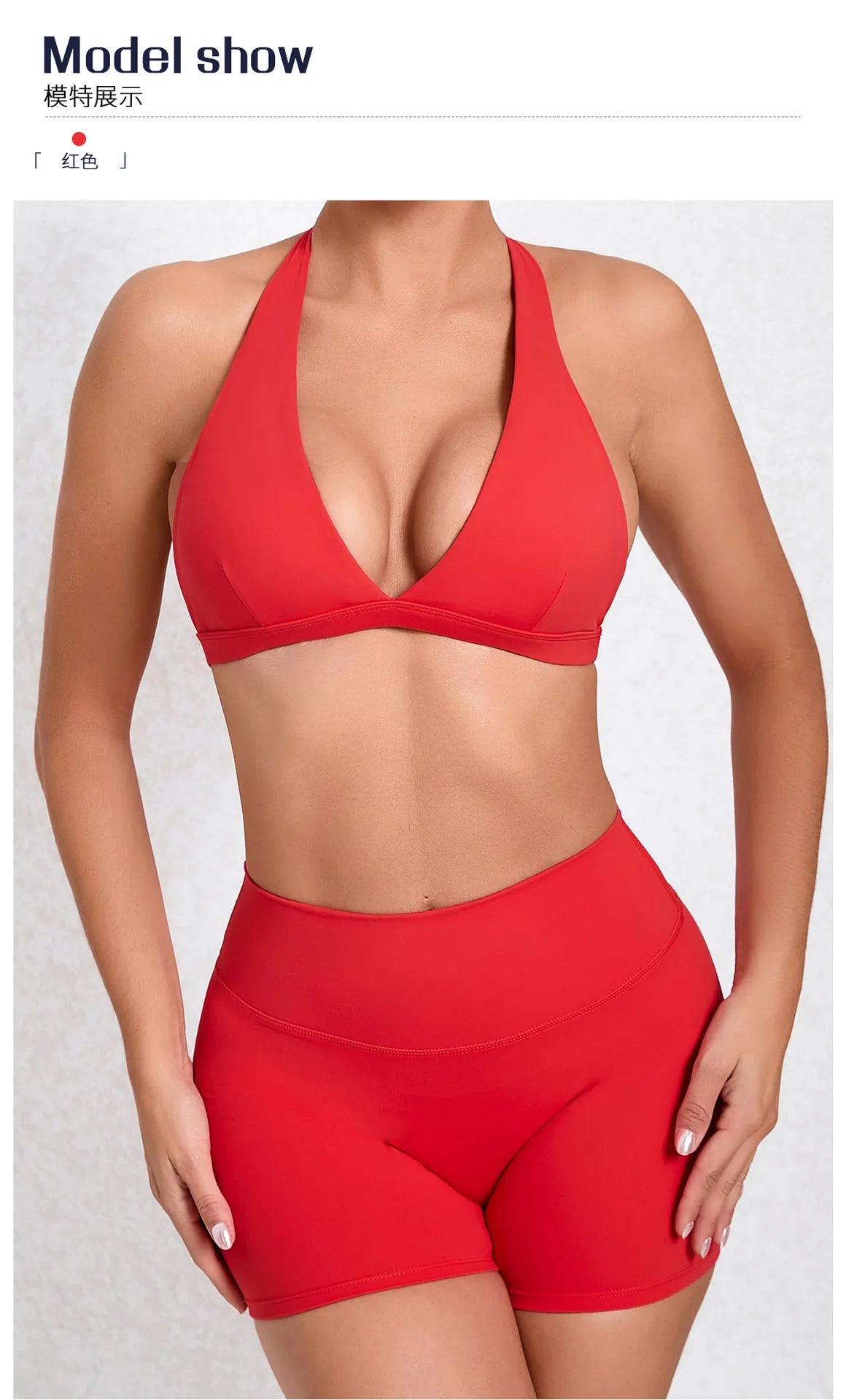 Workout Set for Women Quick Dry Yoga Outfit Seamless Sports Bra High Waist Gym Leggings with Pockets Running Fitness
