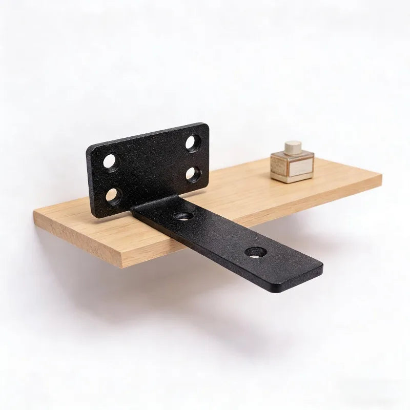 L-Shaped Shelf Brackets Wall Mount Heavy Duty Floating Shelves Bookshelf Partition Fixing Heavy Duty Bracket Hardware Support