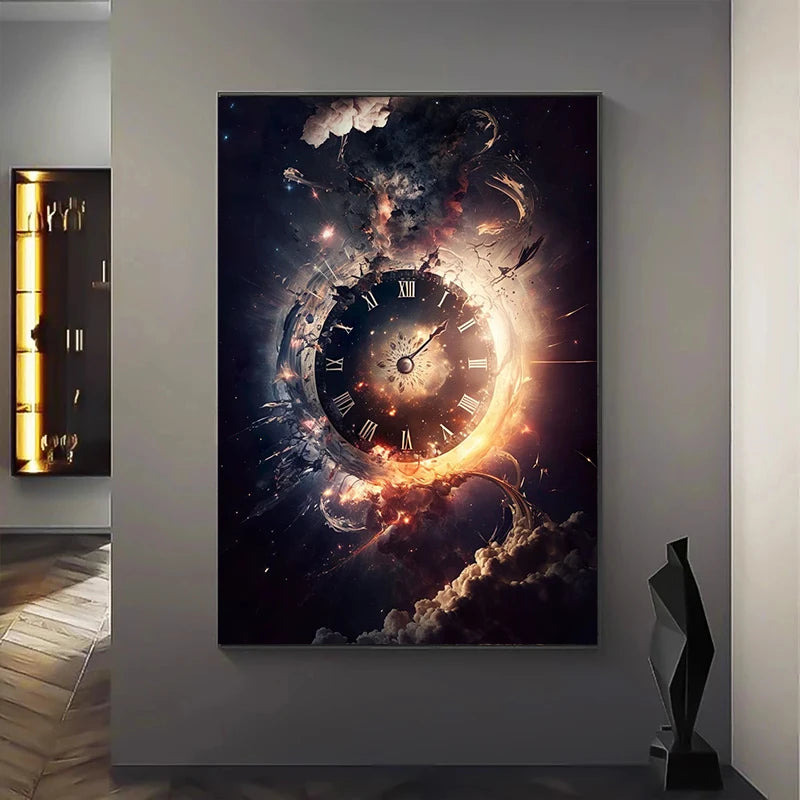 Gym Motivation Muscle Man with Tiger Bodybuilding Fitness Art Poster Canvas Painting Wall Print Picture for Home Gym Decor