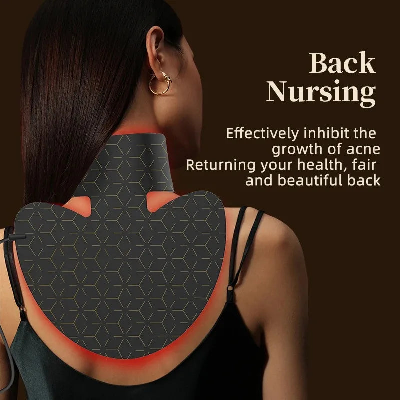 LED Neck Beauty Device Photon Mask With 4 Color Light Waves