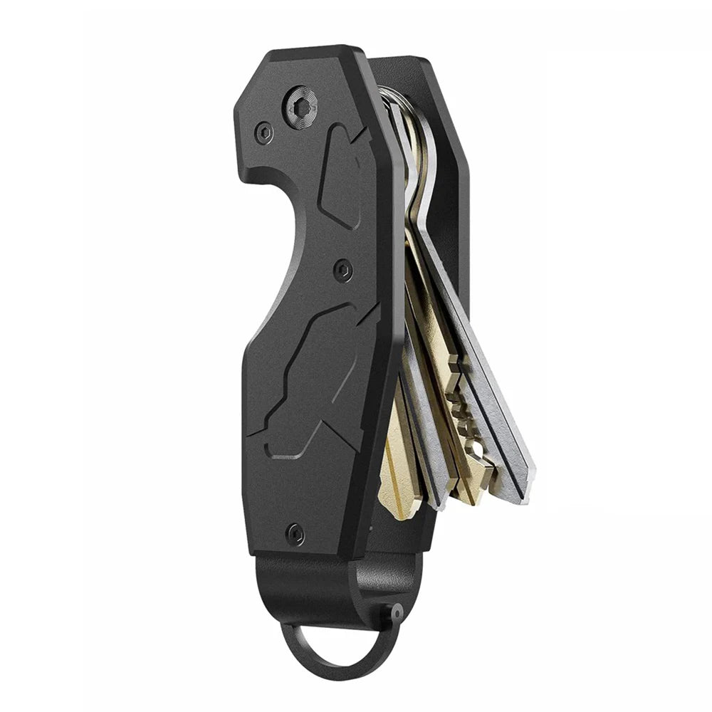 Compact Key Organizer Keychain – Holds 1-6 Keys, Minimalist Key Holder for Men and Women