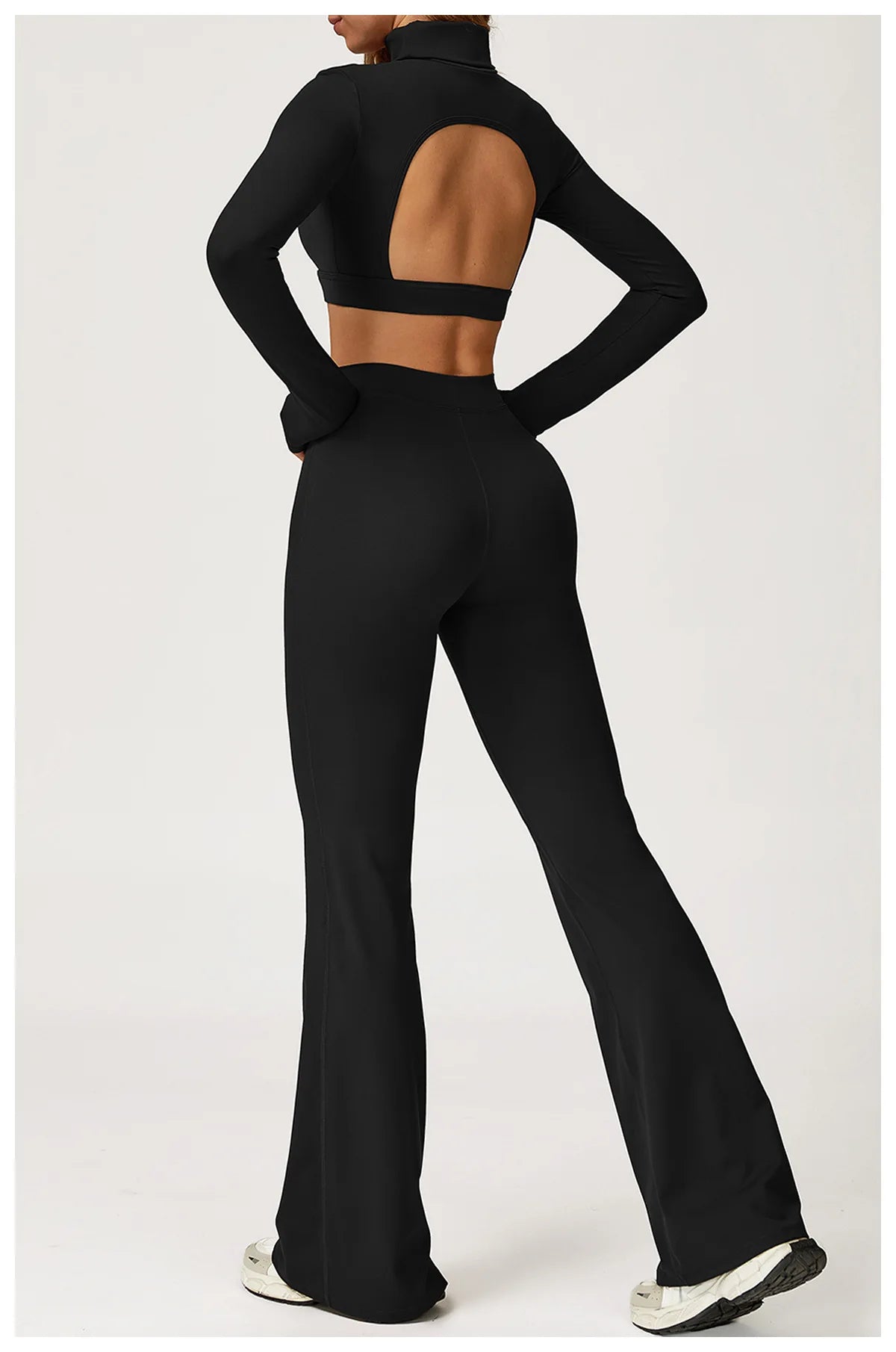 Yoga Set 2 Pieces Gym Clothes Yoga Outfits For Women Tracksuits Workout Long Sleeved Fitness Set Sport Bra Crop Top Gym Leggings