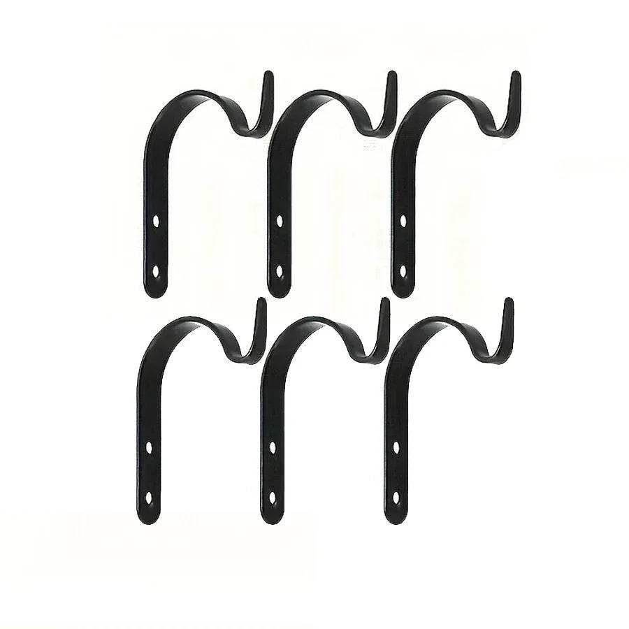 Home Improvement Metal J-shaped Wrought Iron Hooks, Painting Flower Baskets, Clothes Accessories