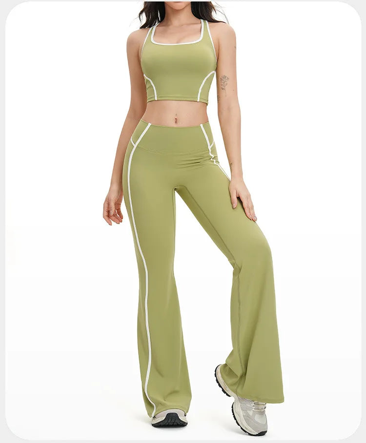 Yoga Set 2 PCS Sports Set Workout Outfits Women's Sportswear Fitness Gym Tracksuit
