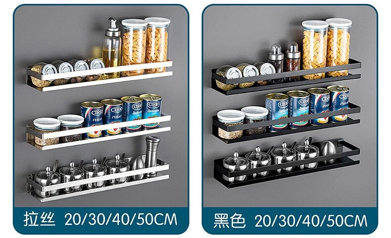 304 Stainless Steel Kitchen Useful Things for Home Kitchen Storage & Organization Bathroom Storage Shelves Kitchen accessories