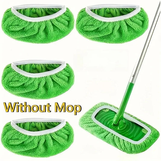 A Set of  High-quality Reusable Mop Replacement Pads: Washable, Durable, Wet and Dry Dual-use, Highly Absorbent,