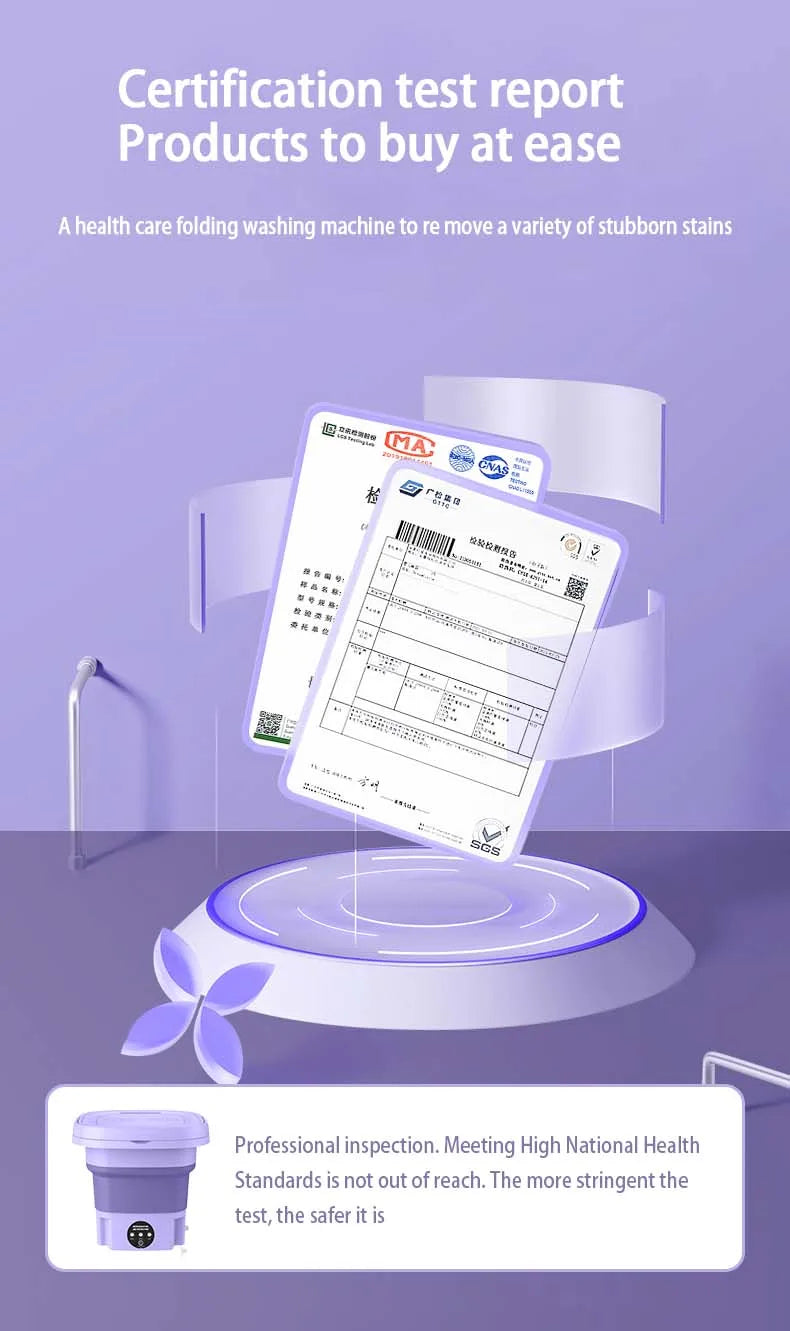 8L Portable Washing Machine Socks Underwear Panties Retractable Home Foldable Mini Washing Machine 3 Models With Spinning Dry