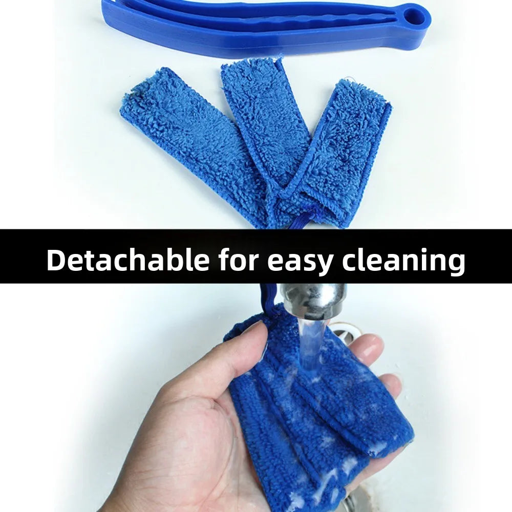 Household Cleaning Brush Dust Removal Dusters Cleaning Tools Removable Machine Washable Microfiber For Windows Curtains Blinds