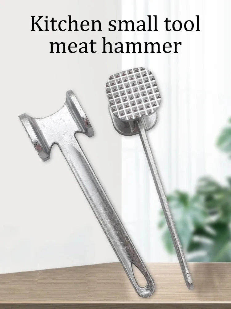 Household Aluminum Alloy Meat Tenderizer Hammer Heavy Duty Double-Sided Tenderizer Kitchen Tool