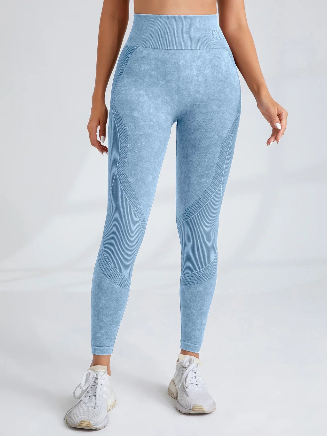 Women Seamless Gym High Waist Yoga Pants Hip Lifting Outdoor Sports Tight Waist