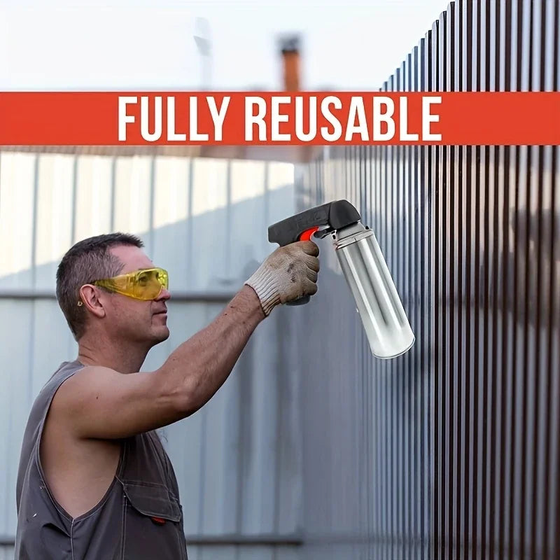 Compact PVC Paint Spray Gun - Durable, Ergonomic Handle, Unpowered for Automotive & All Vehicles