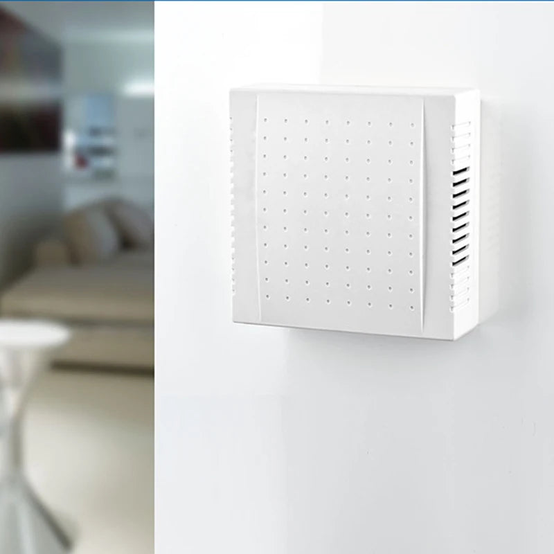 108x108x36mm 220V Wired Doorbell Din Don Hardware Doors Bells Hotel 220V Bell Panel Doorbells For Homes/Offices/Hotels New-Home