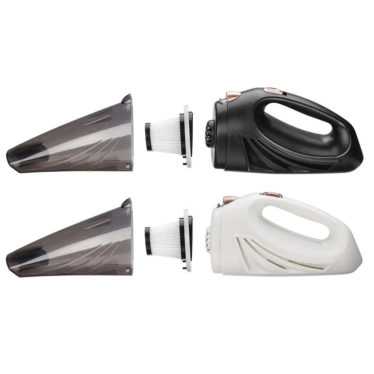 12V Portable Car Vacuum Cleaner Handheld Wet Dry Powerful Suction Auto Cleaning Cordless Rechargeable for Vehicle Detailing