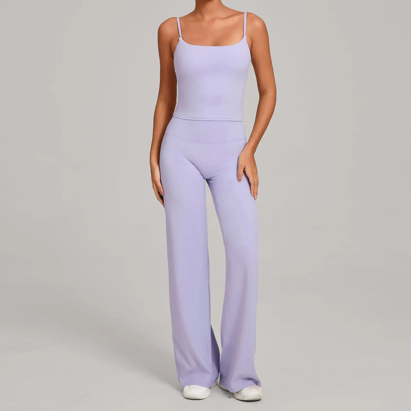 Women's Seamless Yoga Sets Sports Fitness Nude Beauty Back Bra Loose Leggings Slimming Suits Outdoor Running Workout Gym Sets