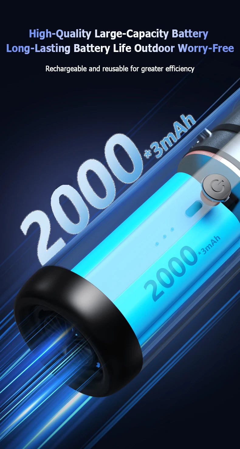 Compact vacuum cleaner is suitable for computer rooms, indoor and outdoor areas, and cars. It has extremely strong suction power