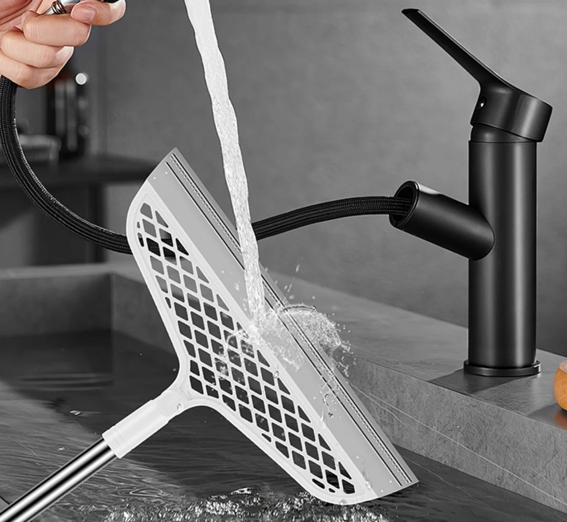 Silicone Scraper Broom Magic Wiper High Place Glass Wiper Floor Mop Household Splicing Cleaning Broom Bathroom Sweeping Water
