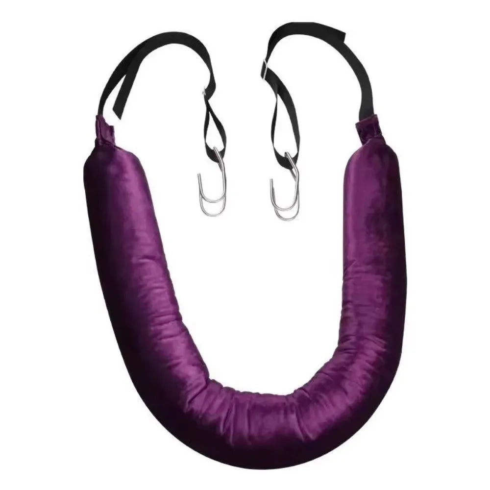 Hanging Traction Belt Waist Support Ergonomic Fitness Yoga Band Lumbar Stretching Device Disc Auxiliary Belt Home Fit Equipment