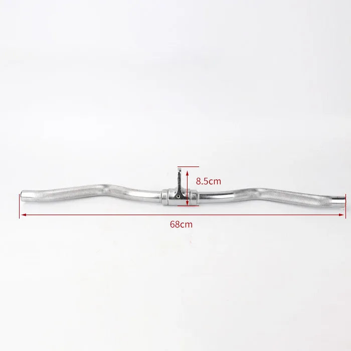 Gym Home Equipment Accessories Lat Pull Down Bar，Chrome-plated Surface Anti-rust High Load-bearing Fitness Tricep Rope Training