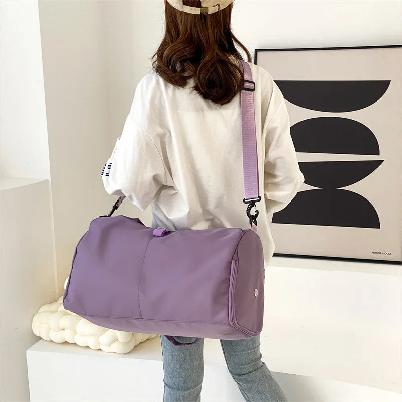 Yoga Mat Bag, Women's Sports and Fitness Bag, Handbag, Luggage Bag, Wear-Resistant, Large Capacity Storage Travel Bag