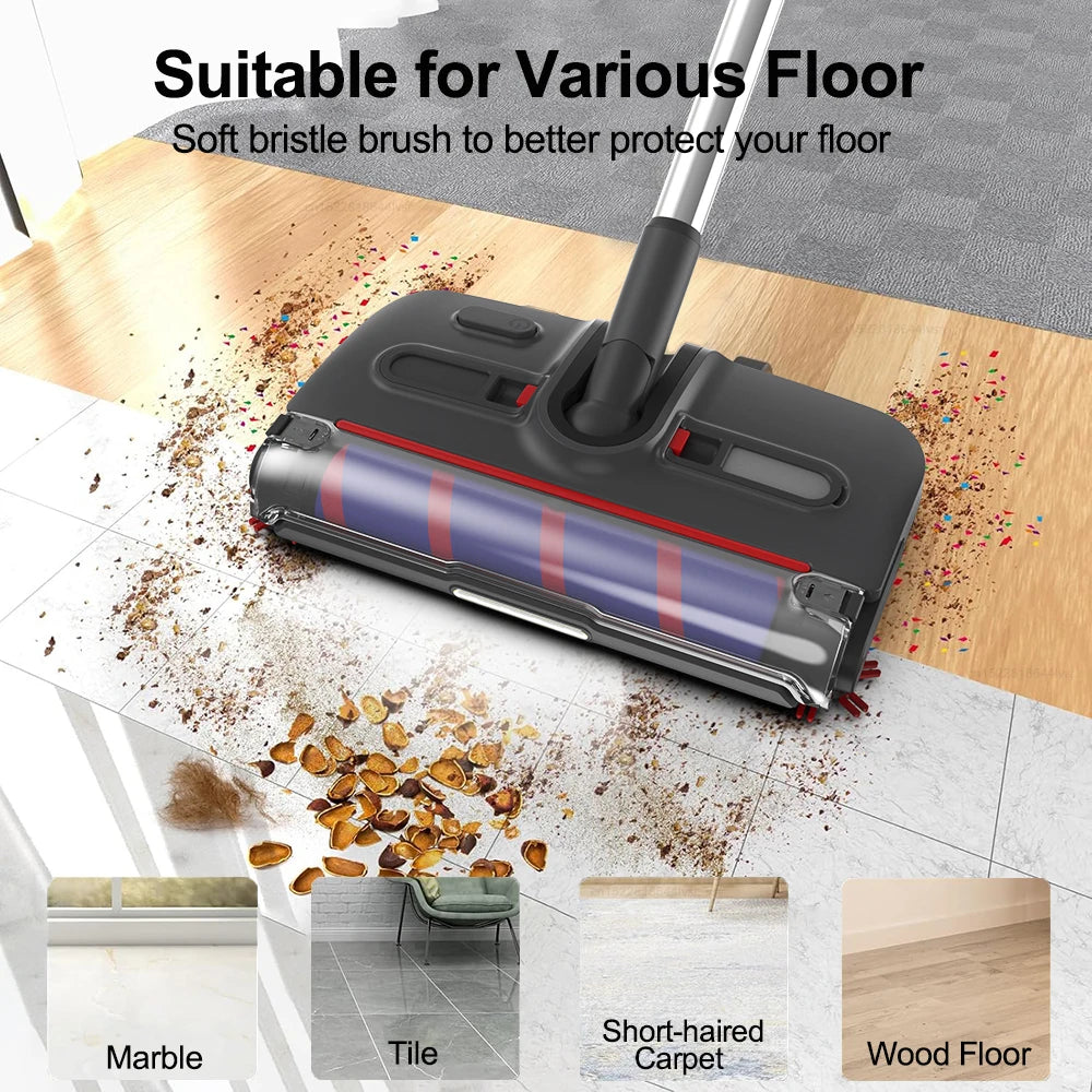 Automatic Sweeper Electric Cleaning Mop Pet Hair Sweeping Machine Cordless Hard Floor Cleaner USB Charging Electric Sweeping Mop