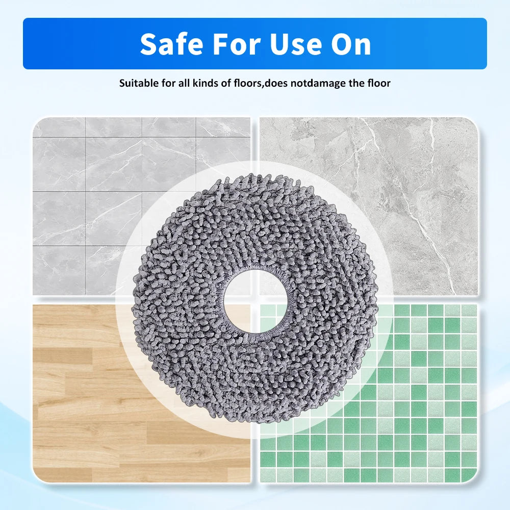 Mop Pads For Roborock Q Revo Master/Q Revo S/Q Revo Pro/Q Revo Maxv/Q Revo Curv /Saros 10R Replacement Parts Mopping Cloths