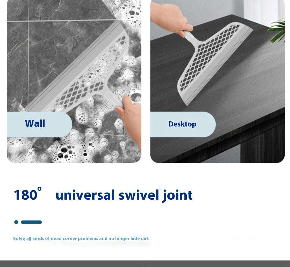Silicone Scraper Broom Magic Wiper High Place Glass Wiper Floor Mop Household Splicing Cleaning Broom Bathroom Sweeping Water