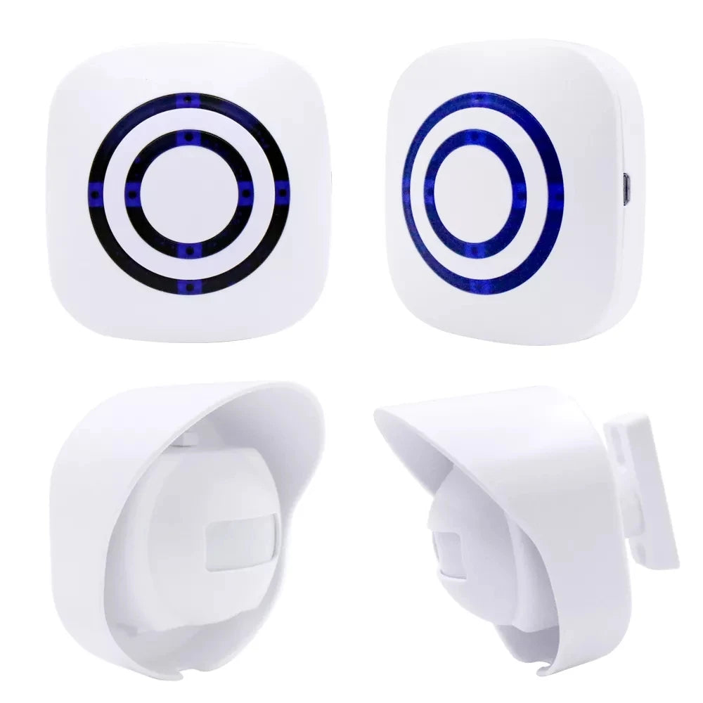 Wireless Driveway 328 Ft Long Alarm Weatherproof Outdoor Motion Sensor Detector Security Alert-Protect Outdoor/Indoor Property