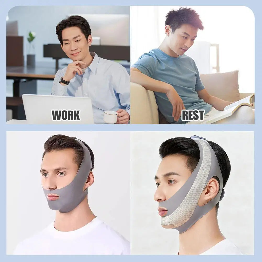 Face Sculpting Sleep Mask Breathable Elastic Lifting