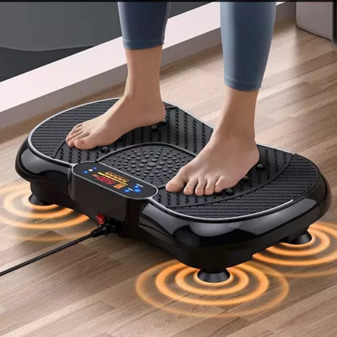 Vibration Plate Exercise Machine Lazy Whole Body Shaker Slimming Machine Waist Fat Reduction Body Vibrating Fitness Equipment