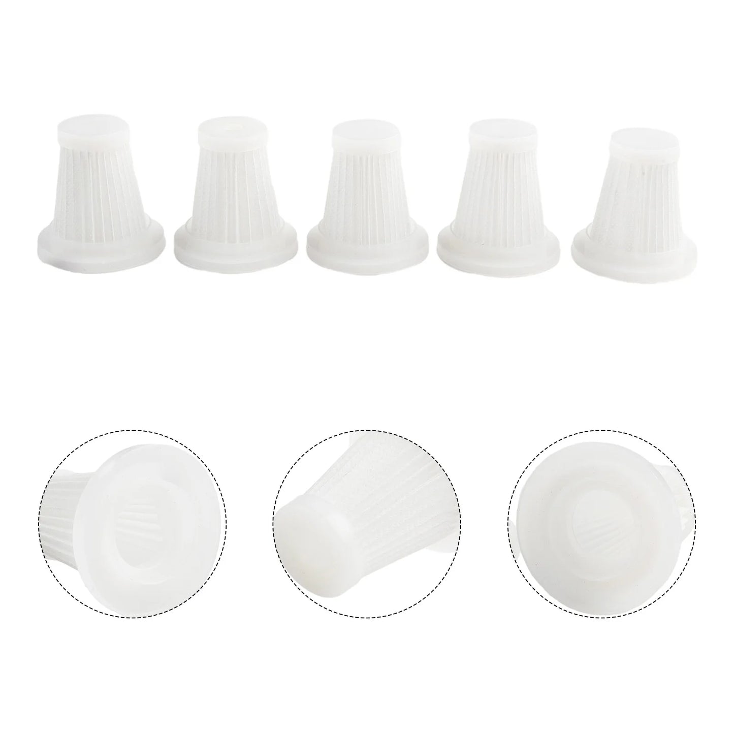 2/3/5/10/20 pcs Reusable Car Vacuum Cleaner Replace Accessories Washable Filters Handheld Vacuum Cleaner Accessories Reusable