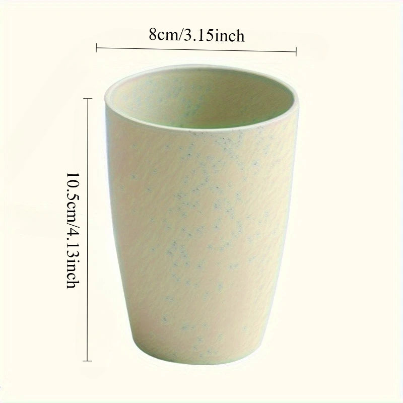 5 Colors Reusable Plastic Cups - Multicolor, Stackable Tumblers for Kitchen, Office & Travel - Durable Drinkware