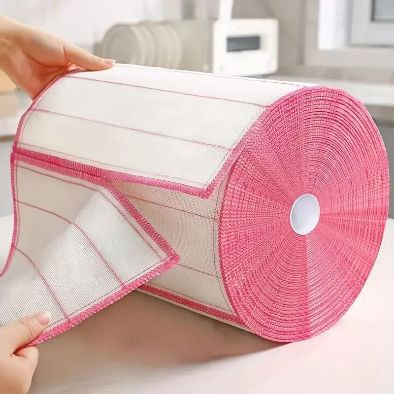 Anti-Oil Kitchen Towel Microfiber Kitchen Cleaning Cloth Super Absorbent Cotton Gauze Dish Cleaning Towels Kitchen Accessories