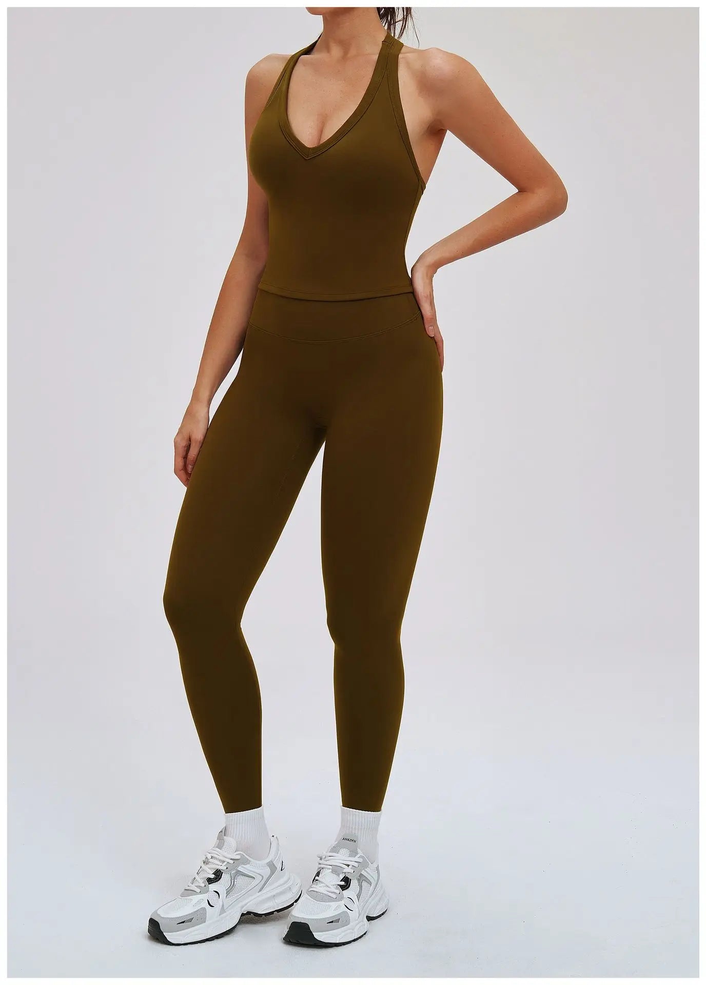 Yoga Set for Women 2026 Beauty Back Tight-Fitting Versatile Yoga Outfit Outdoor Running Sports Set