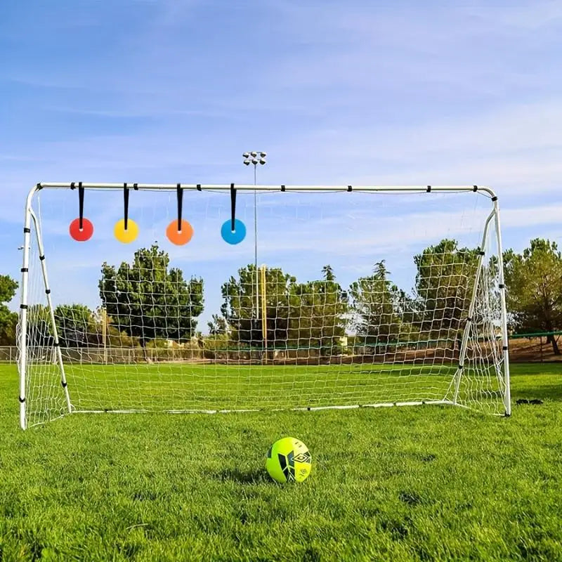 Portable Trainer with Adjustable Strap For Football Goals; Ideal for Teens and Young Athletes.