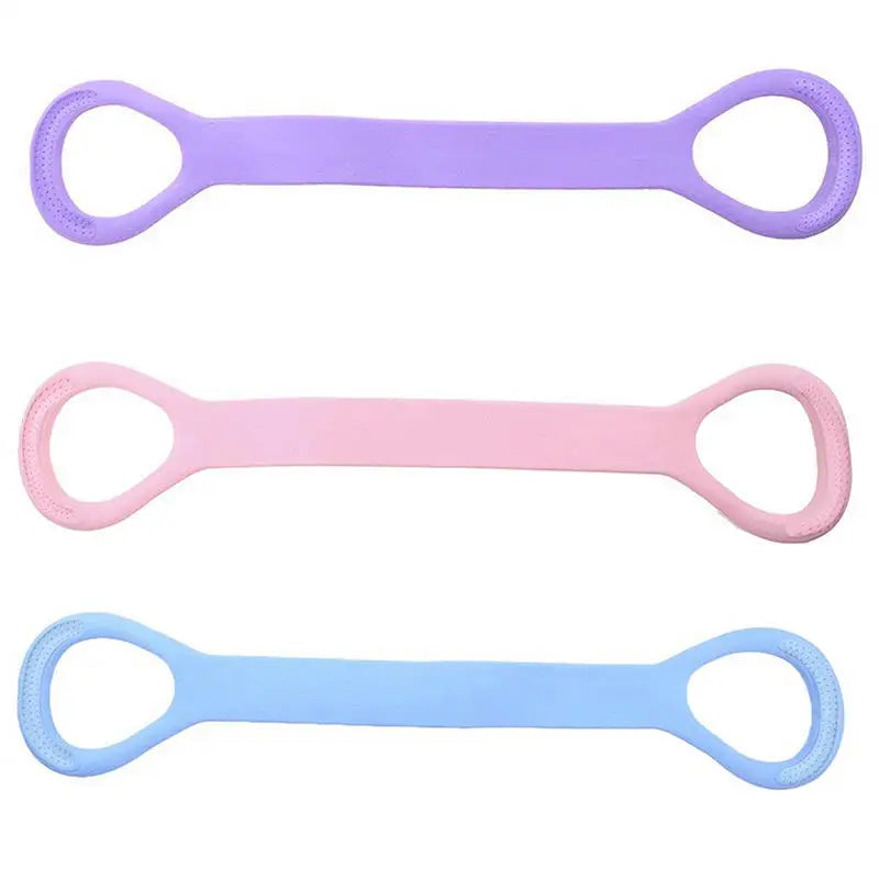 Pilates Resistance Band 8 Shaped Elastic Stretcher Home Fitness Open Shoulder Back Shaping Pulling Band Shoulder Exercise Rope