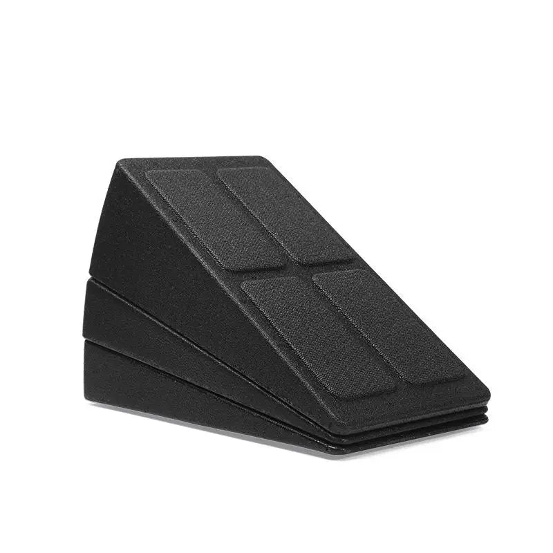 3pc Easy to Assemble Exercise Equipment – Leg Stretcher, Squat Foam Wedge, Yoga Slant Board, Durable Calf Raise Block.