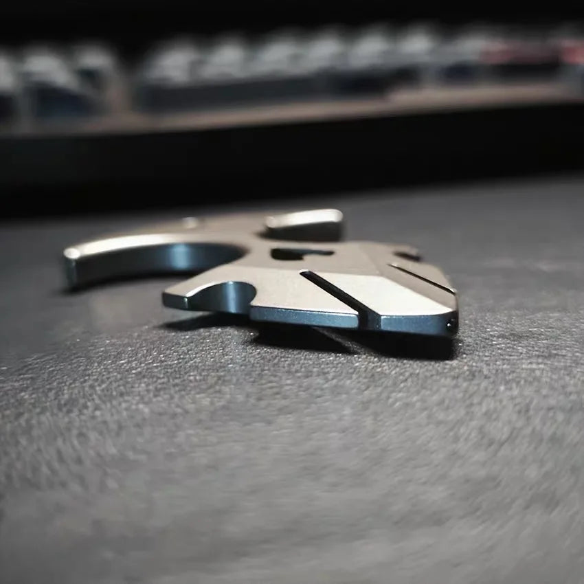TC4 Titanium Multi Purpose Tool Outdoor Multifuction Keychain Necklace pendant Anti-personal  EDC tools for Camping Hiking
