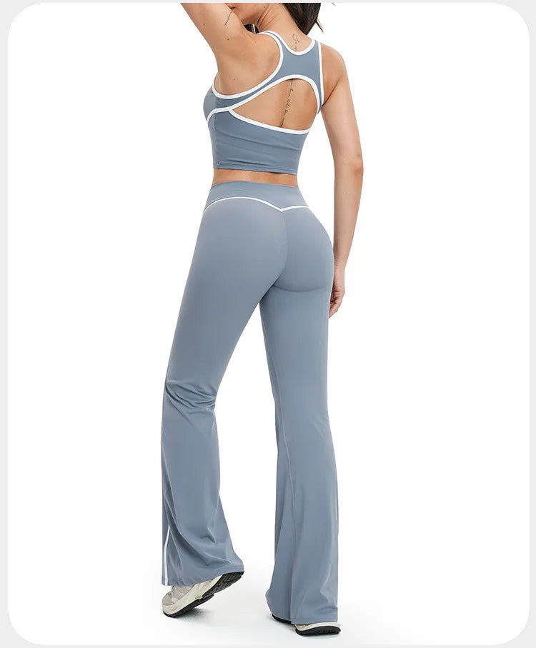 Yoga Set 2 PCS Sports Set Workout Outfits Women's Sportswear Fitness Gym Tracksuit